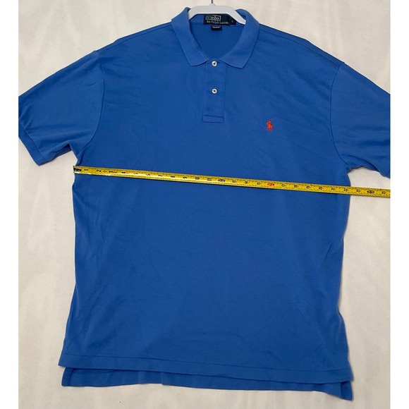 Polo Ralph Lauren Polo Shirt Classic Fit Short Sleeve Casual Blue L - Picture 5 of 7